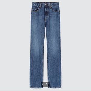 Uniqlo Straight High-Rise Jeans - size 24x32